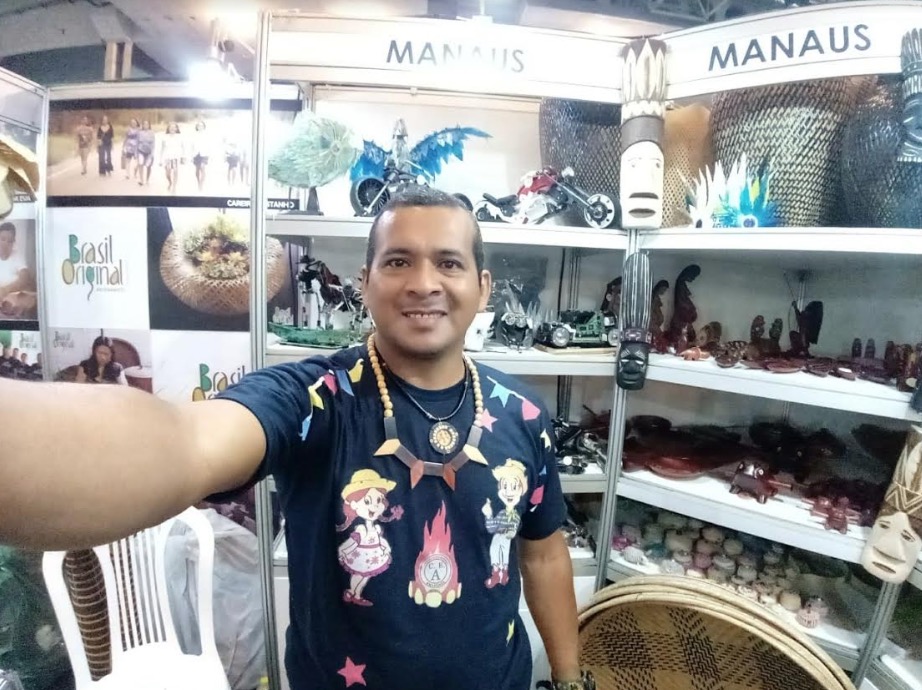 Artesão do 'Manaus Feita à Mão' é premiado na maior feira de artesanato da América Latina