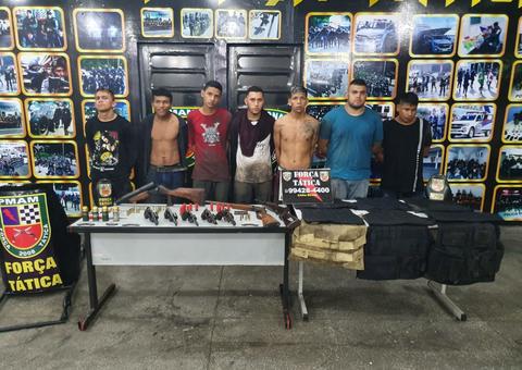 Após tiroteios, sete pessoas são presas durante operação em Manaus