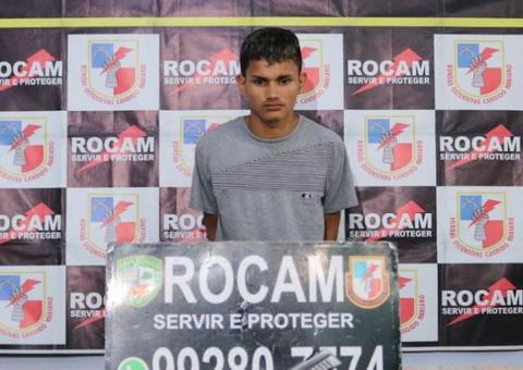 'Desfilando' armado pelas ruas, suspeito de integrar facção é preso em Manaus