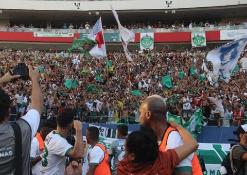 Público presente em vitória do Manaus na Arena da Amazônia foi superior à Copa do Mundo
