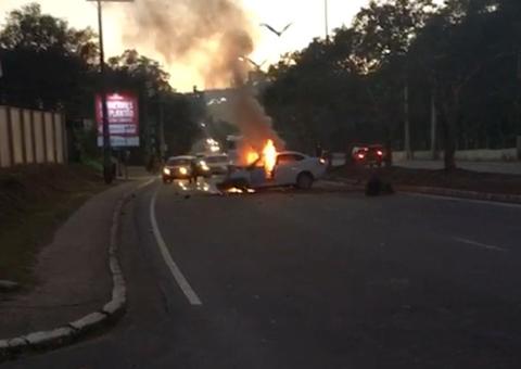Homem nasce de novo ao sobreviver a acidente gravíssimo na Avenida do Turismo