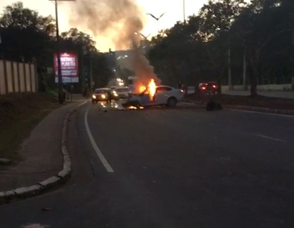 Homem nasce de novo ao sobreviver a acidente gravíssimo na Avenida do Turismo
