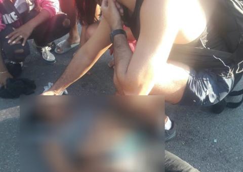 Mulher se joga na frente de ônibus em Manaus