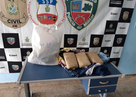 Polícia apreende drogas em embarcação no Amazonas 