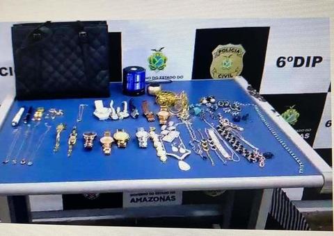  Em Manaus, empregada doméstica é presa suspeita de furtar bens de patroa 