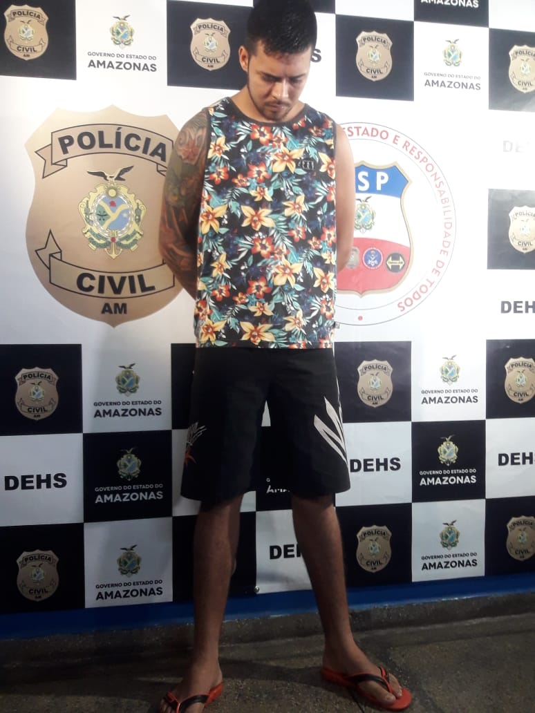 Homem suspeito de matar desafeto na frente do filho é preso em Manaus 