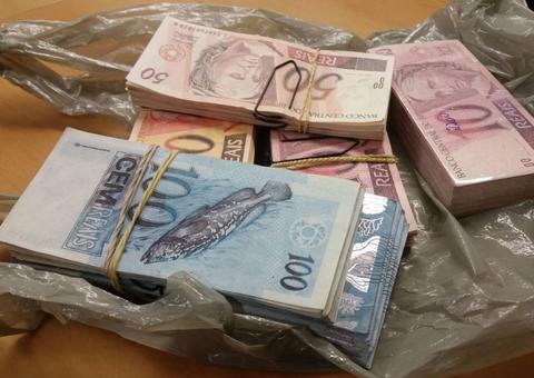 Quase meio milhão de cédulas falsas foram apreendidas em 2018 no Brasil