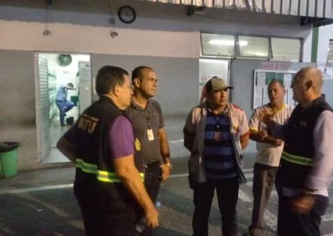Vistoria em garagens marcam início de intervenção no transporte público de Manaus