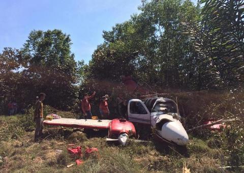 Sobreviventes de acidente aéreo seguem internados em hospital de Manaus