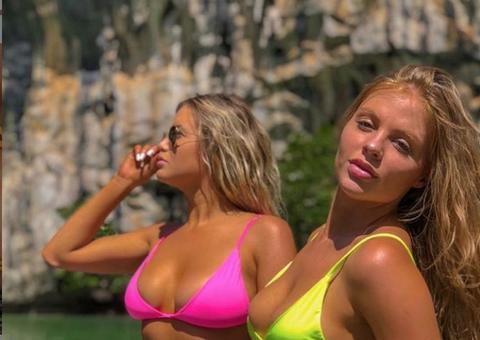 Prima gata de Luísa Sonza faz sucesso com fotos de fio de dental