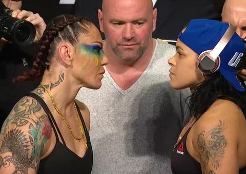 Após triunfar sobre rival no UFC 240, Cris Cyborg desafia Amanda Nunes para revanche épica