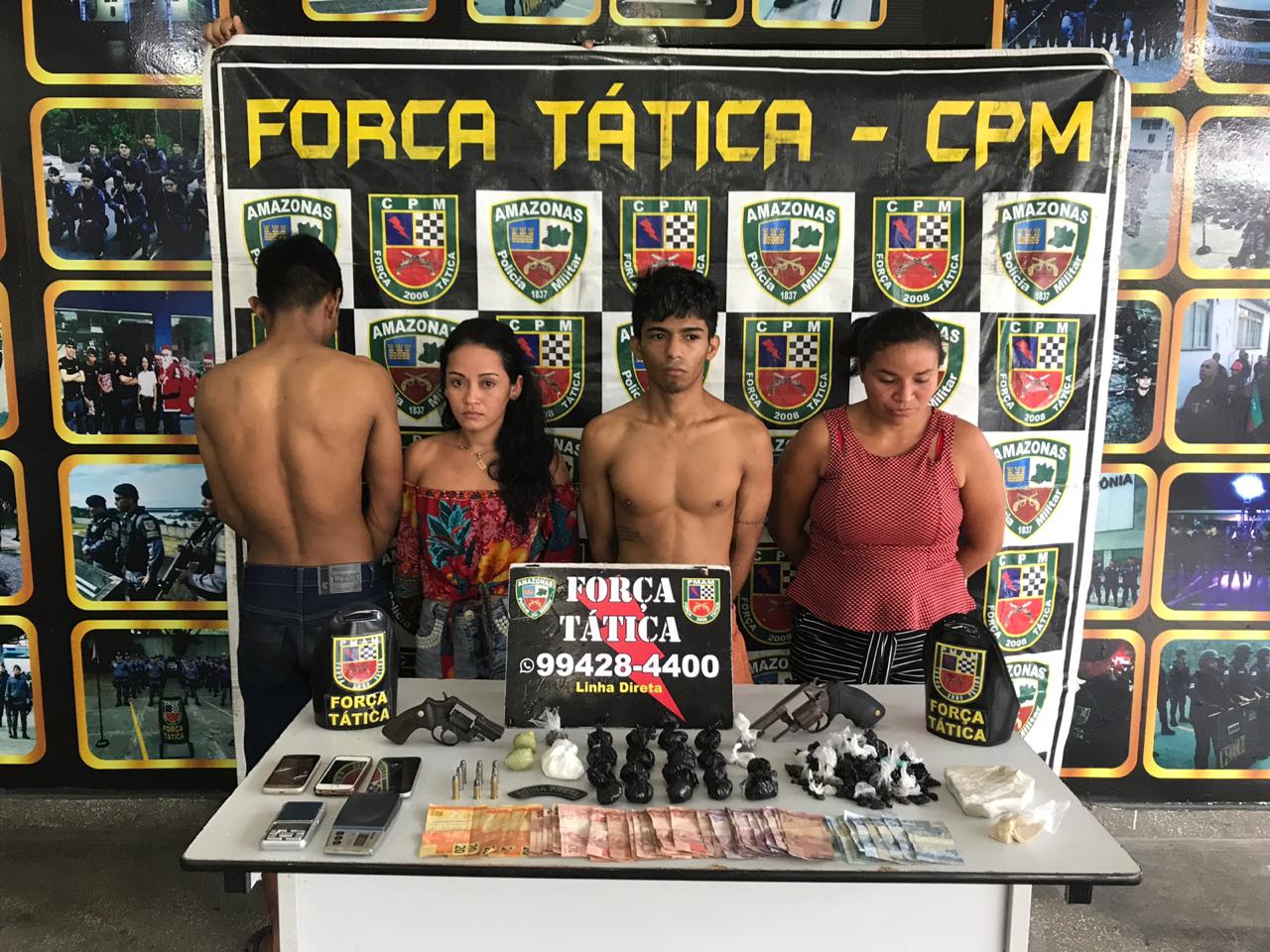 Grupo é preso suspeito de usar quarto de hotel para vender drogas em Manaus