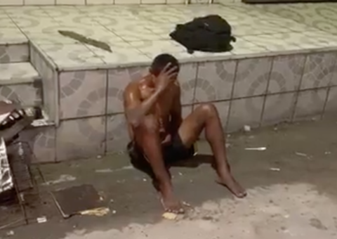 Suspeito é agredido por populares após tentar roubar residência em Manaus