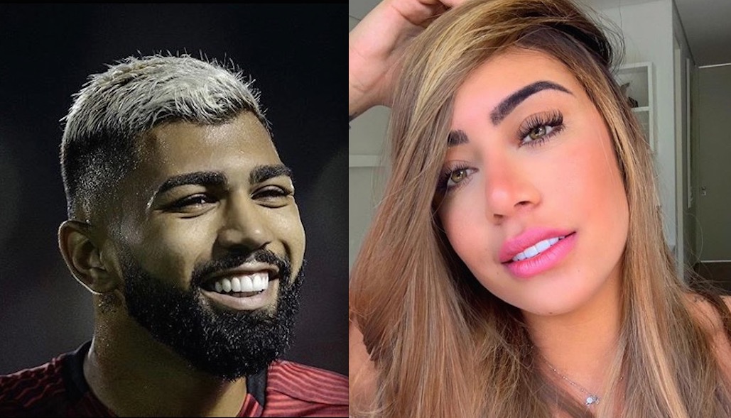 Gabigol comemora vitória em noitada com irmã de Neymar