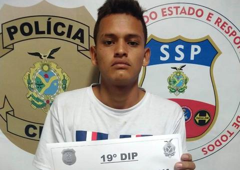 Polícia prende jovem suspeito de roubar lojas no centro de Manaus