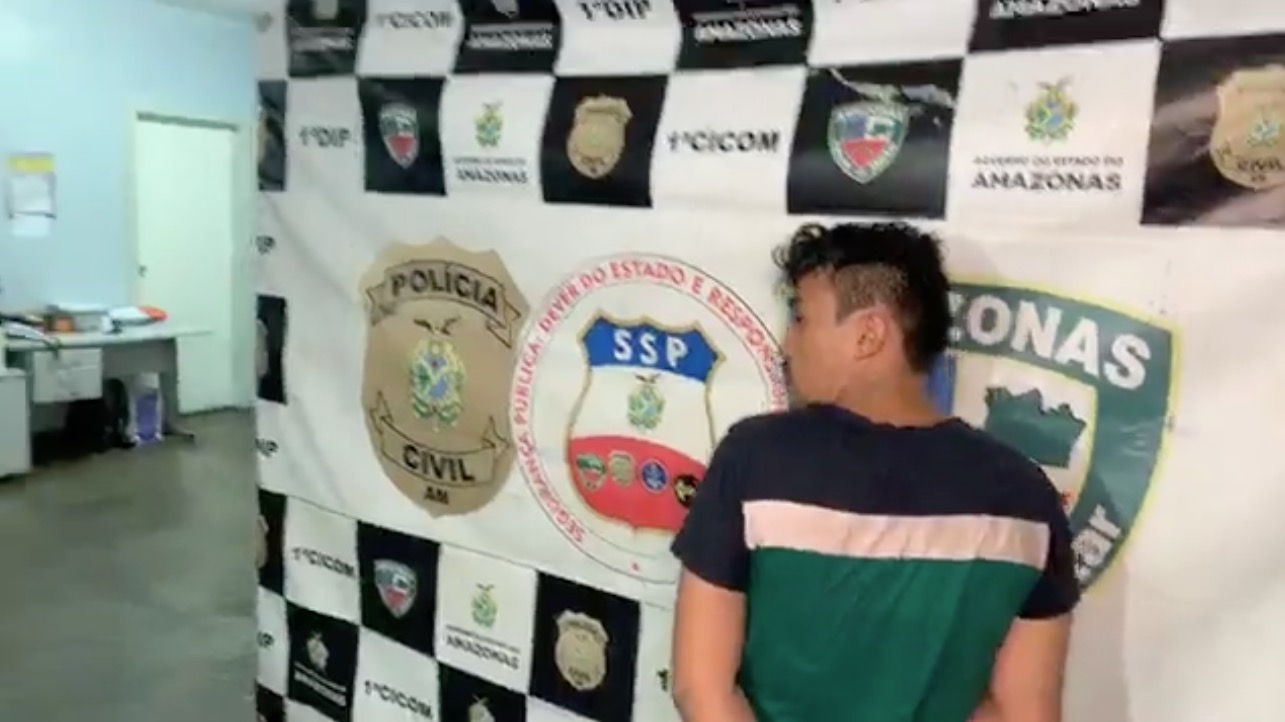 Suspeito de roubar carro de policial civil é preso após troca de tiros em Manaus 