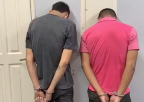 Motorista de aplicativo e comparsa são presos suspeitos de cometerem assaltos em Manaus 