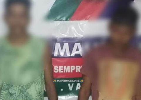 Novinhos são apreendidos com terçado quando tentavam arrombar comércio no Amazonas