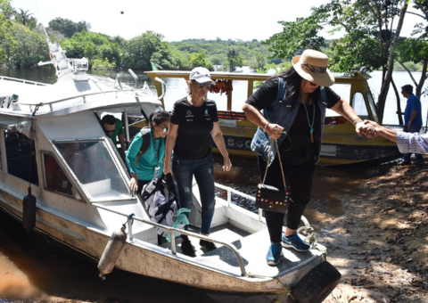 Escolas ribeirinhas da zona rural de Manaus são vistoriadas pelo Ministério Público