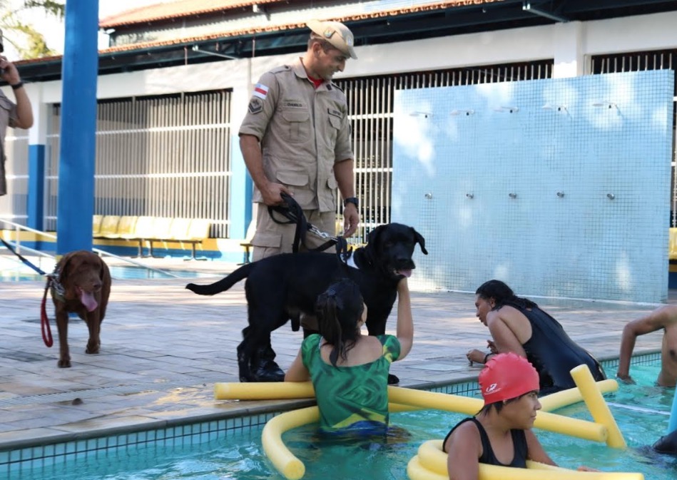 Terapia com cães beneficia mais de 100 crianças com deficiência em Manaus