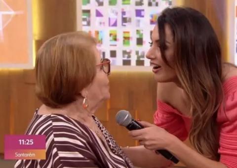 'Quero vir quando a Fátima estiver', diz senhora a Patrícia Poeta no 'Encontro'