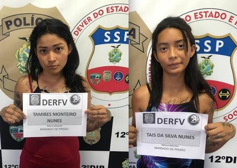 Irmãs suspeitas de roubar motoristas de app são presas em Manaus