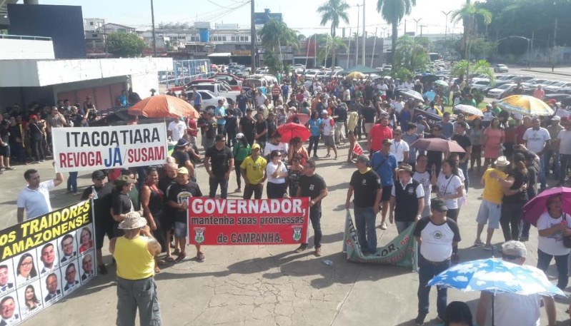 Servidores confirmam greve geral no Amazonas na próxima semana