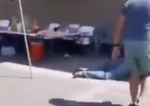 Vídeos chocantes mostram tiroteio e vítimas caídas no chão durante atentado no Texas