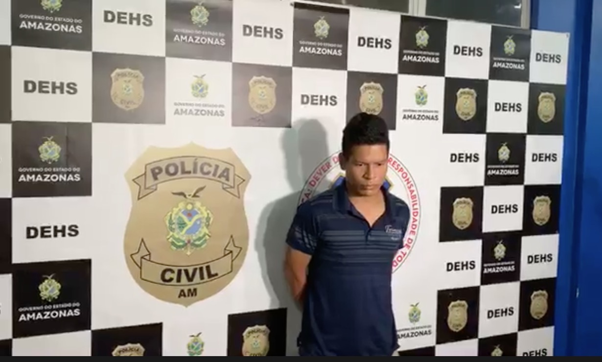 Jovem é preso suspeito de matar professor com facada no pescoço em Manaus 