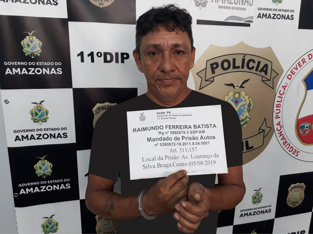 Foragido da Justiça que roubou Kombi da Prefeitura é preso em Manaus 