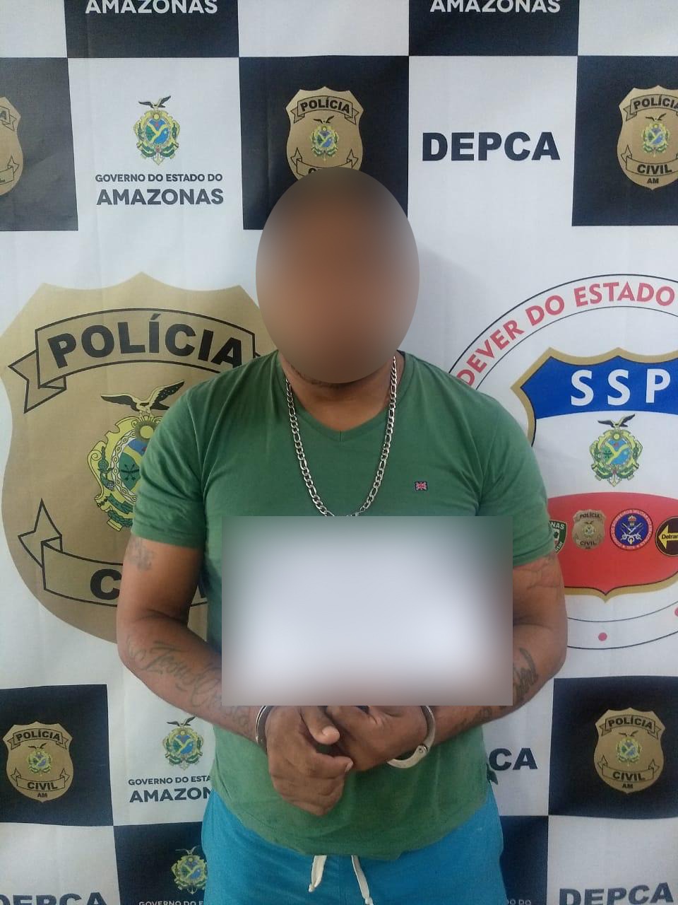 Vigia é preso suspeito de amarrar e estuprar criança de 10 anos em Manaus 