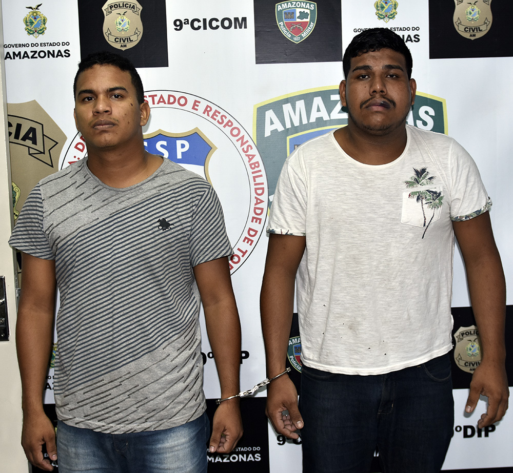 Dupla suspeita de roubar mulher é presa em Manaus 