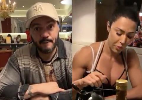 Gracyanne Barbosa leva marmita a restaurante de luxo e dá o que falar