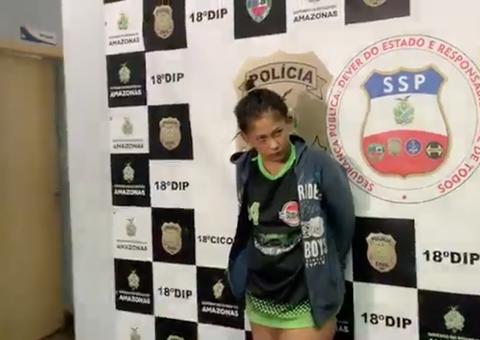 Suspeita de roubar ônibus é presa ao registrar B.O em delegacia de Manaus 