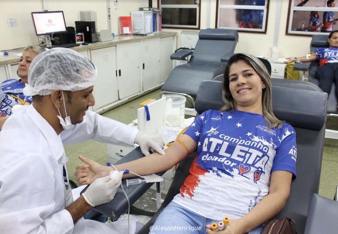 Atletas se unem em prol da doação de sangue em Manaus neste sábado