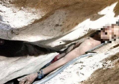 Homem fica preso durante 3 dias em fenda de montanha 