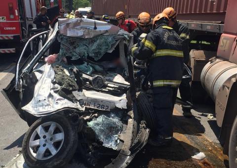 Acidente bloqueia BR-174 e causa congestionamento quilométrico 