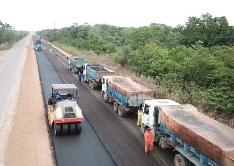 Obras de infraestrutura avançam na rodovia AM-070
