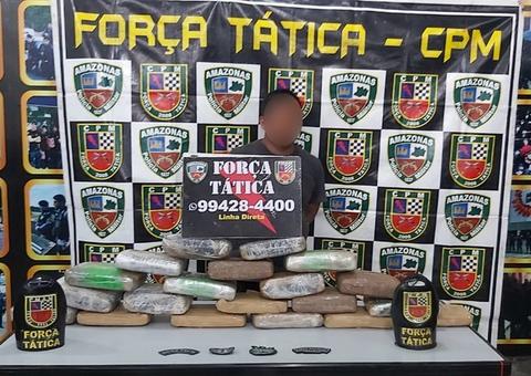 Homem é preso com 20 Kg de drogas escondidos em embarcação no Porto de Manaus