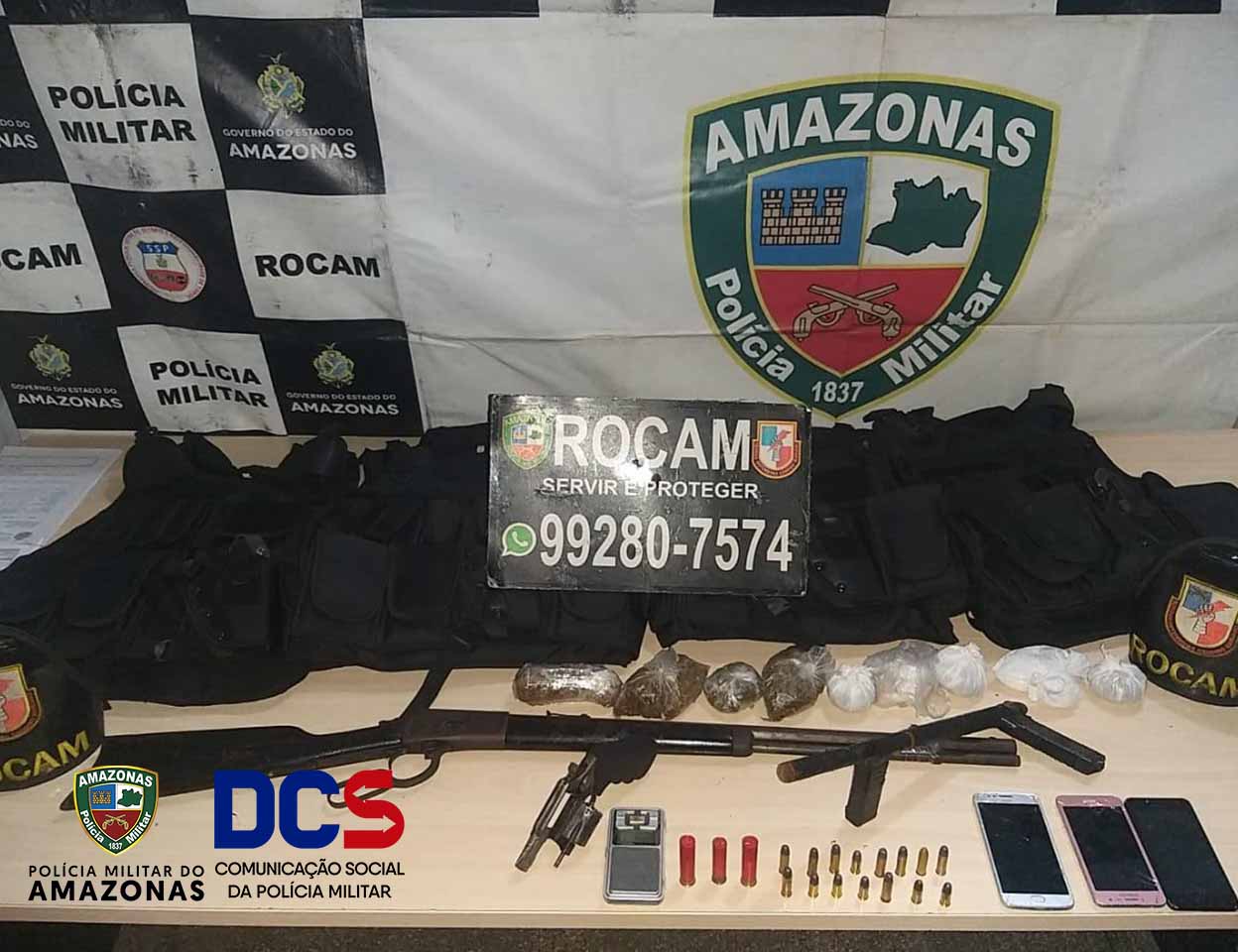 Grupo é preso enquanto estava a caminho de confronto com facção rival em Manaus