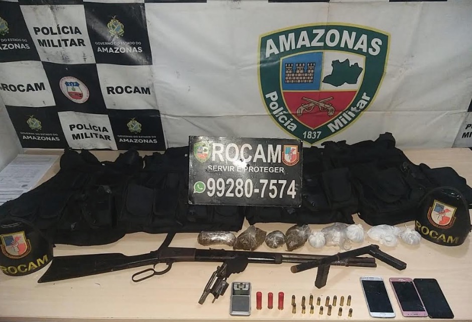 Treze são presos e dois adolescentes são apreendidos no fim de semana em Manaus