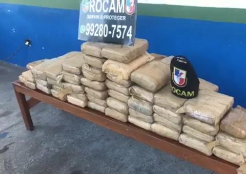 100 quilos de drogas são apreendidas dentro de residência em Manaus