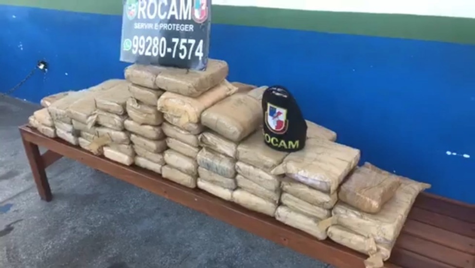 100 quilos de drogas são apreendidas dentro de residência em Manaus