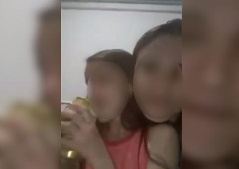 Madrasta grava vídeo dando lata de cerveja para enteada e revolta moradores