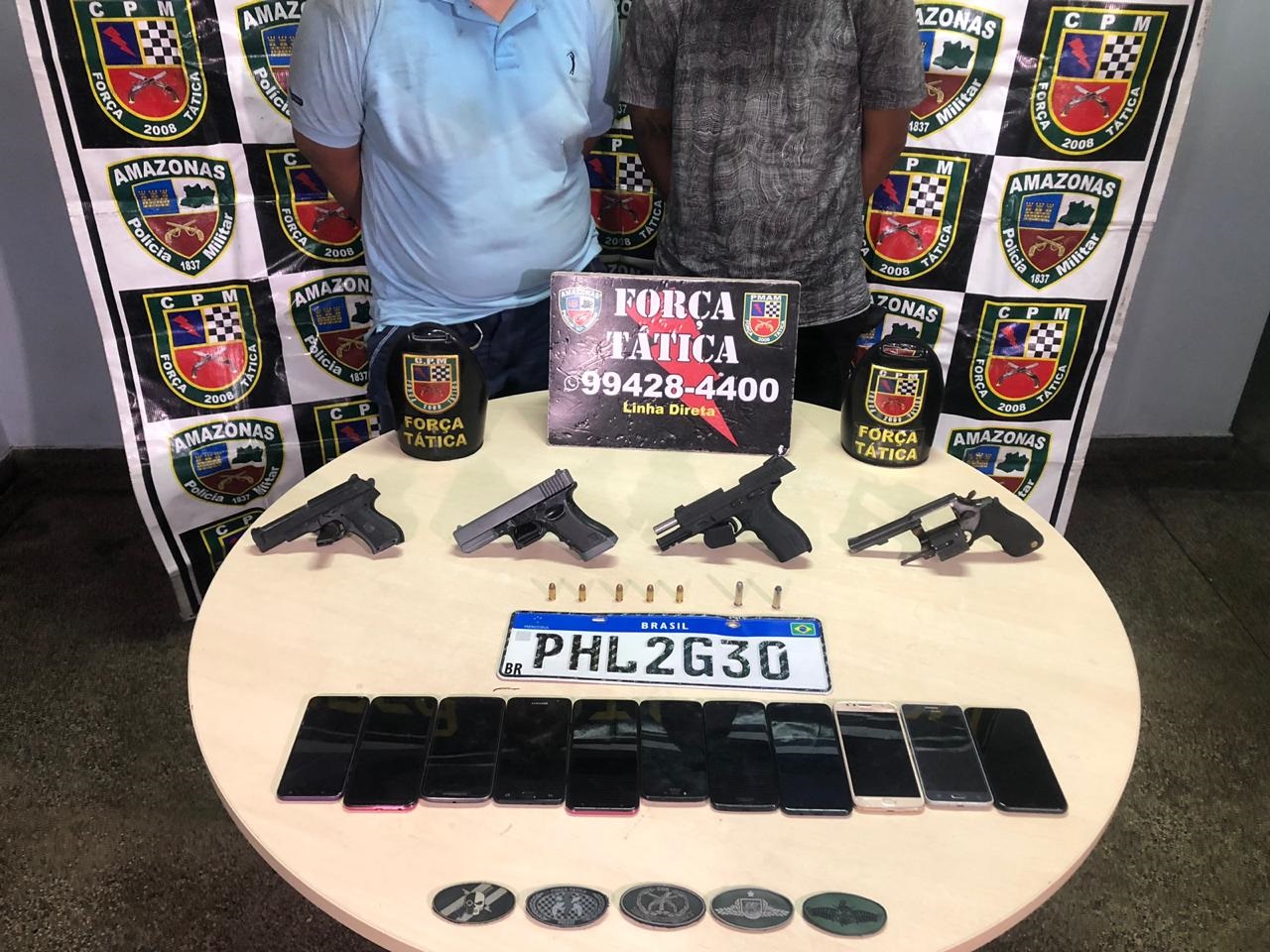 GPS de celulares roubados entrega dupla suspeita de invadir empresa em Manaus