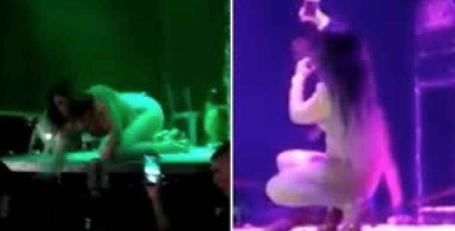 Cantora dá tapão em assediador durante show: 'não pega na minha b***** c******"