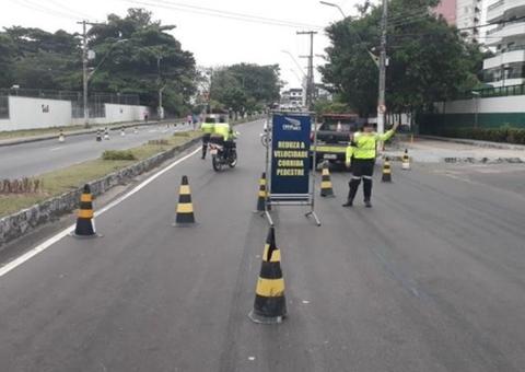 Corrida interdita parcialmente duas avenidas de Manaus