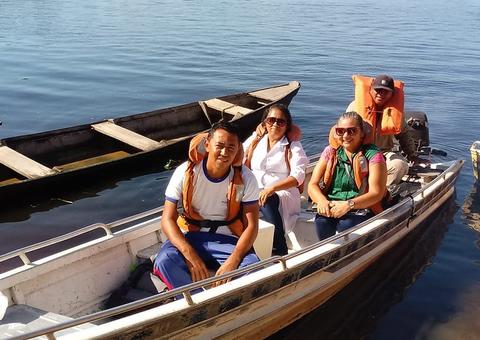Semsa presta assistência à saúde no lago do Puraquequara, em Manaus
