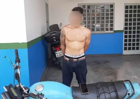 Novinho é detido suspeito de roubo em Manaus