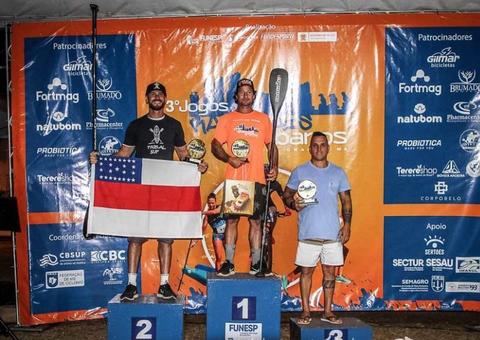 Amazonense é vice-campeão em circuito brasileiro de SUP